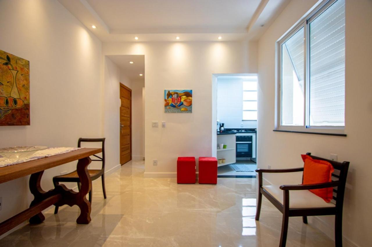 Copacabana Moderno 1 Quarto Vista Mar Rio de Janeiro Eksteriør bilde