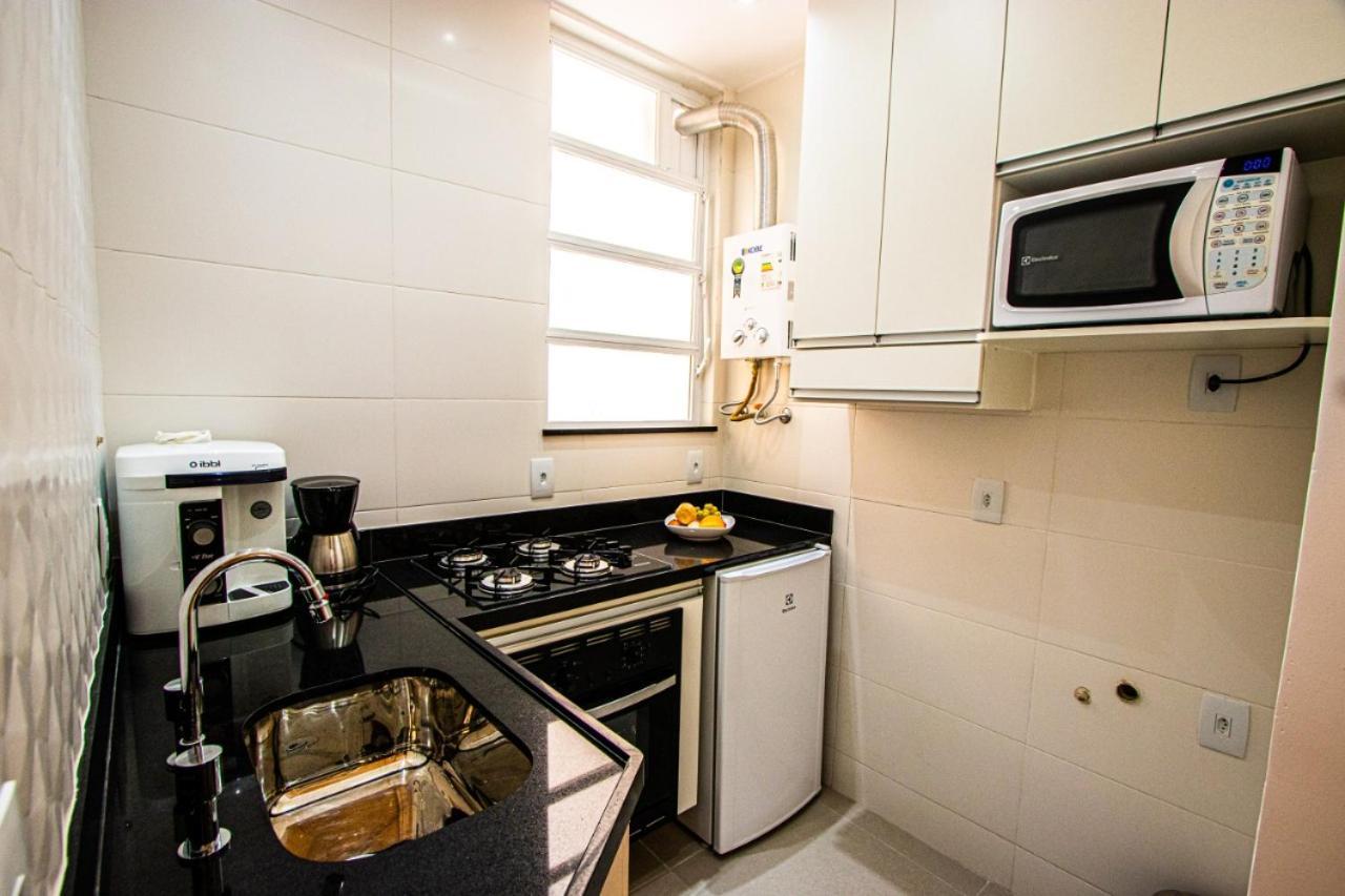 Copacabana Moderno 1 Quarto Vista Mar Rio de Janeiro Eksteriør bilde