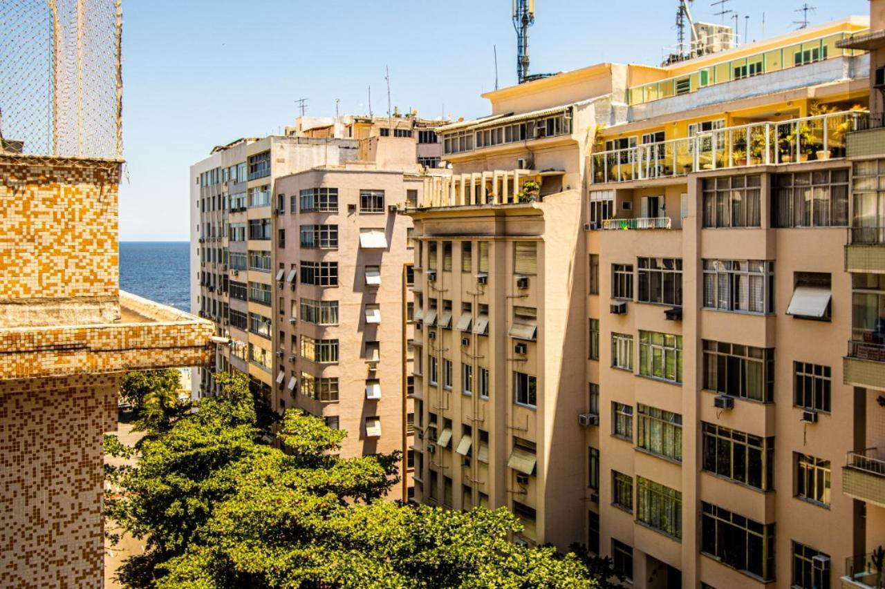 Copacabana Moderno 1 Quarto Vista Mar Rio de Janeiro Eksteriør bilde
